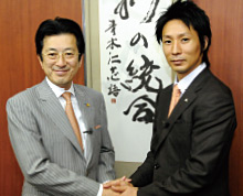 米田功氏 × 青木仁志